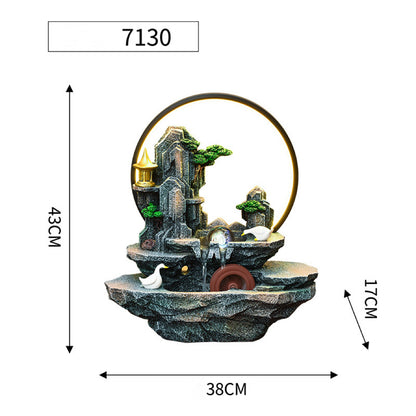 Mountain Water Feature 38x17x43cm