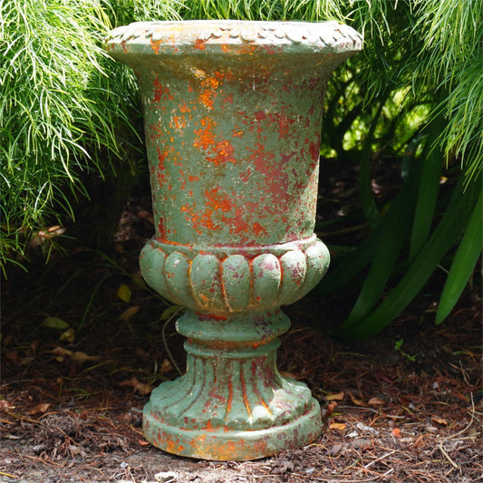 Vintage Patina Urn