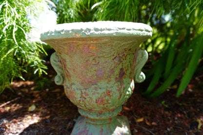 Classic Patina Pedestal Urn