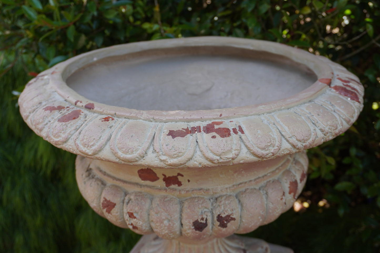 Aged Terracotta Classic Urn & Plinth