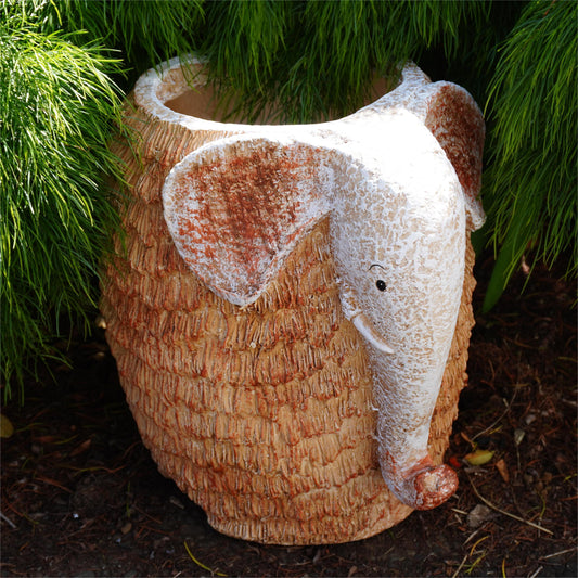 elephant garden pot