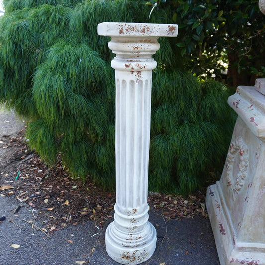 Aged Roman Greek Plinth