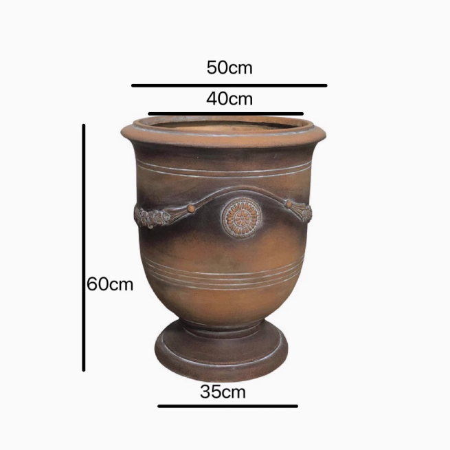 Tuscan Bronze Garden Pot