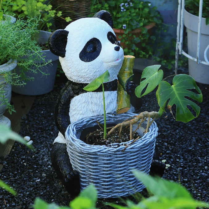 Playful Panda Planters