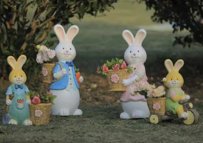 Rabbit Family Planters